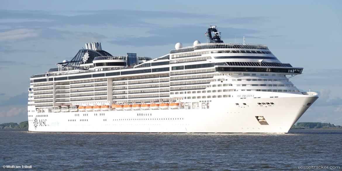 MSC PREZIOSA (9595321) - Stadersand 13/09/2025 - © Copyright Wolfram Tribull