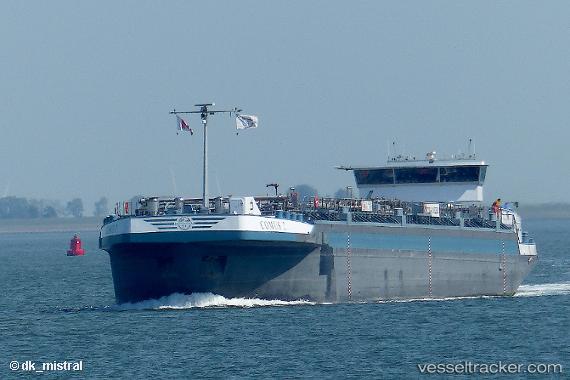 Comus 2 - Tankship, IMO 9405760, MMSI 269057617, Callsign OT3907, Flag ...